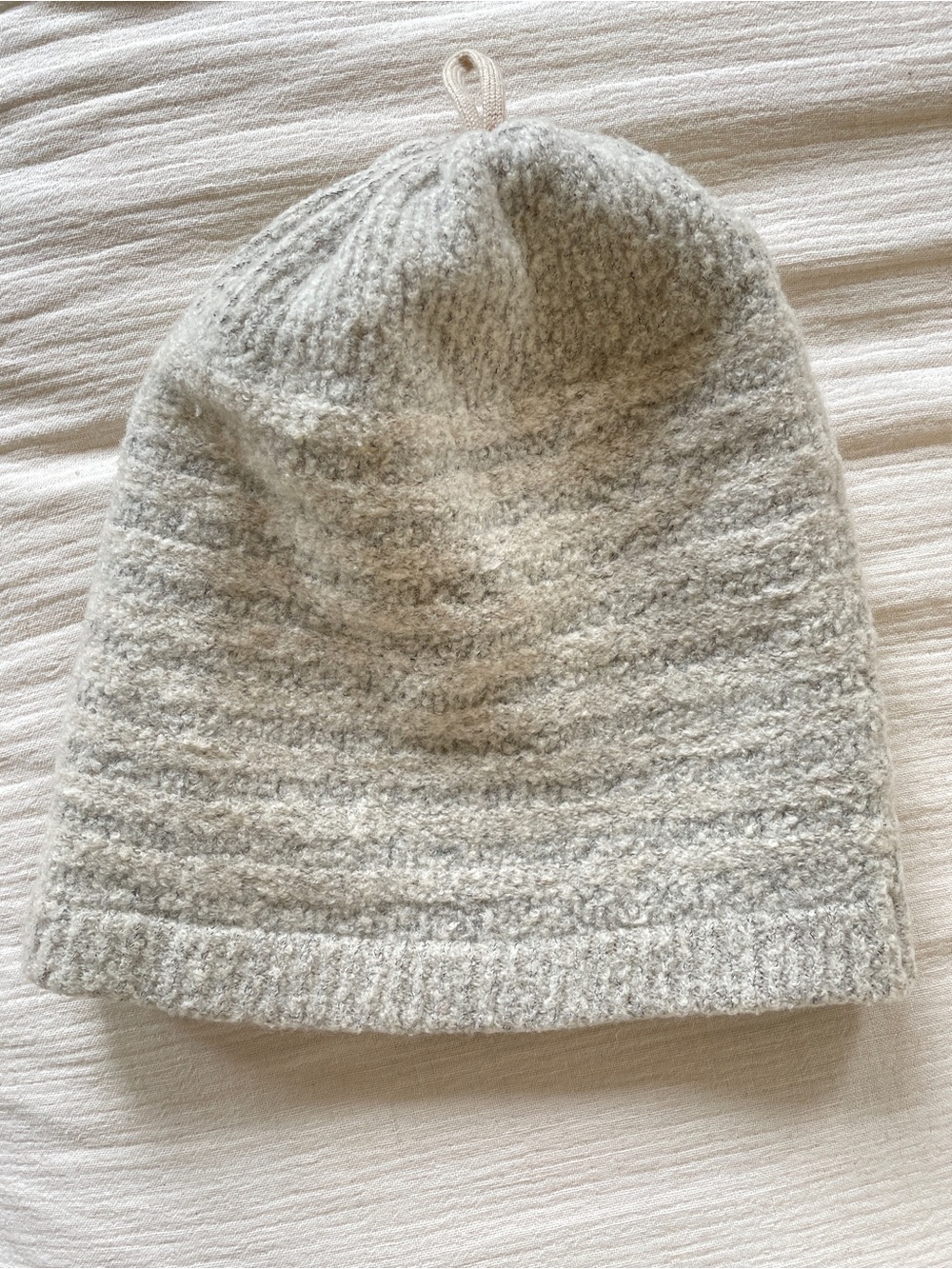 Men's Cozy Knit Beanie - Light Gray